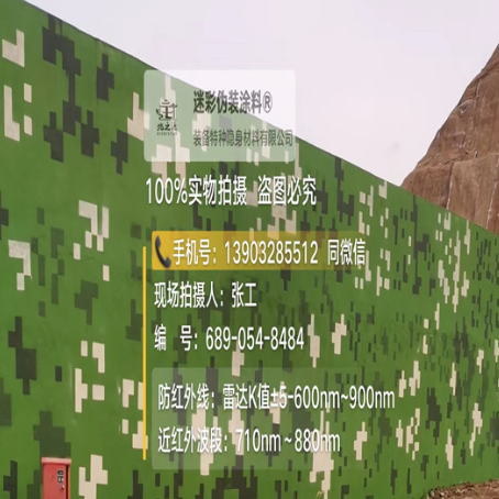 金昌专业承接园区围墙迷彩喷涂、